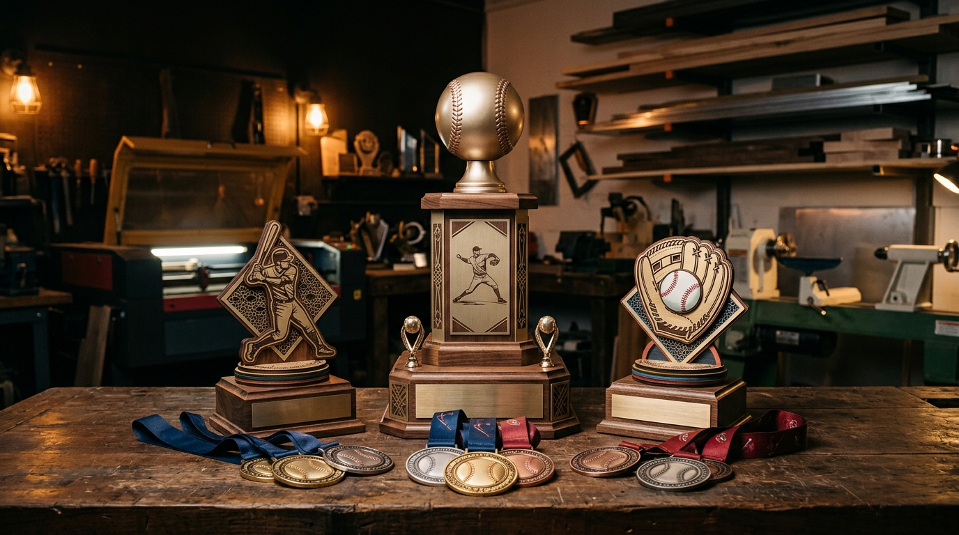 Trophées et médailles pour tournois de baseball au Québec : guide pour les organisateurs