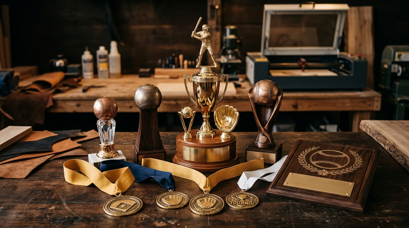 Trophées et médailles pour tournois de baseball au Québec : guide pour les organisateurs