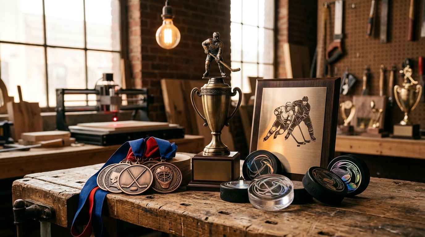 Trophées de tournoi de hockey que tout organisateur canadien se doit d'avoir