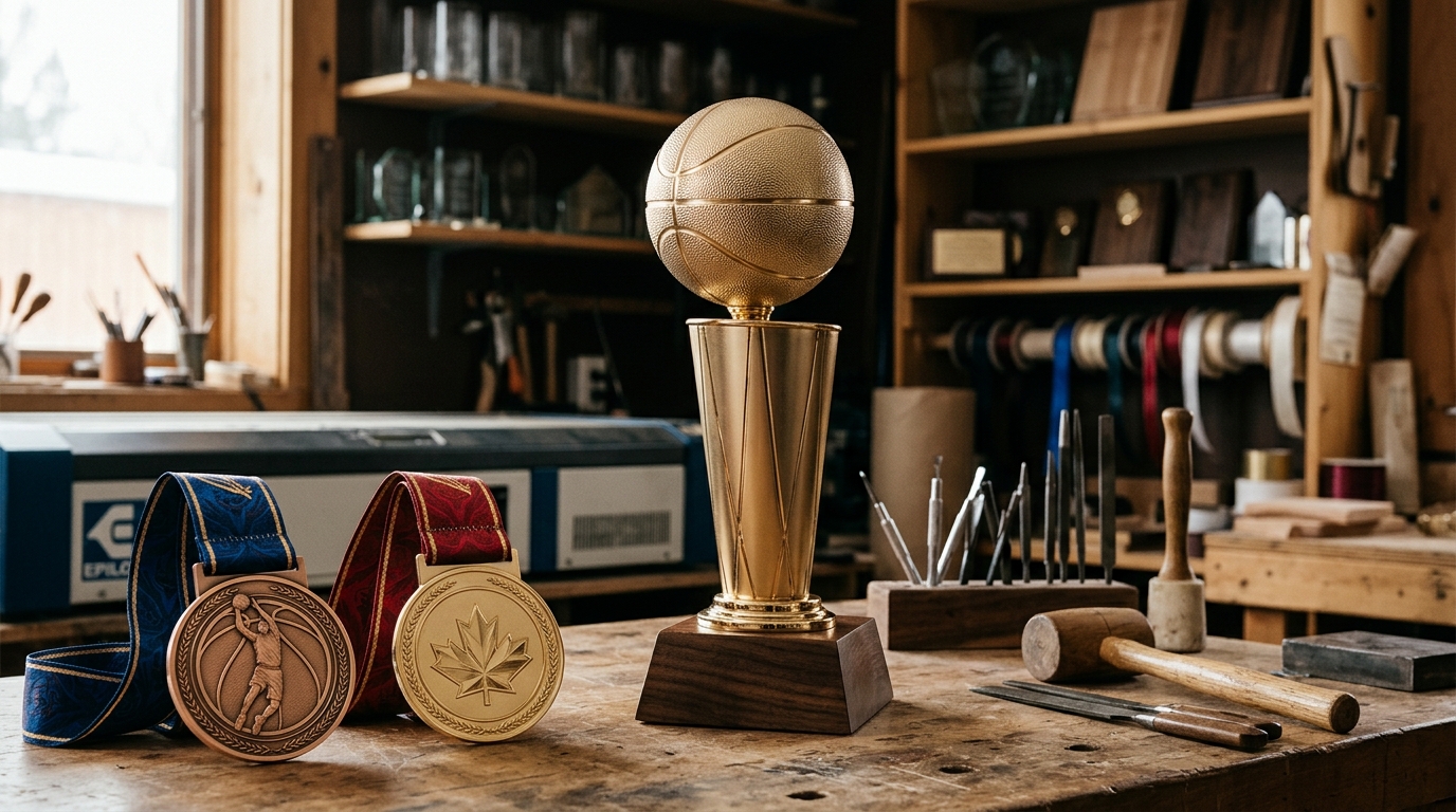 Trophées et médailles pour tournois de basketball au Québec : guide pour les organisateurs