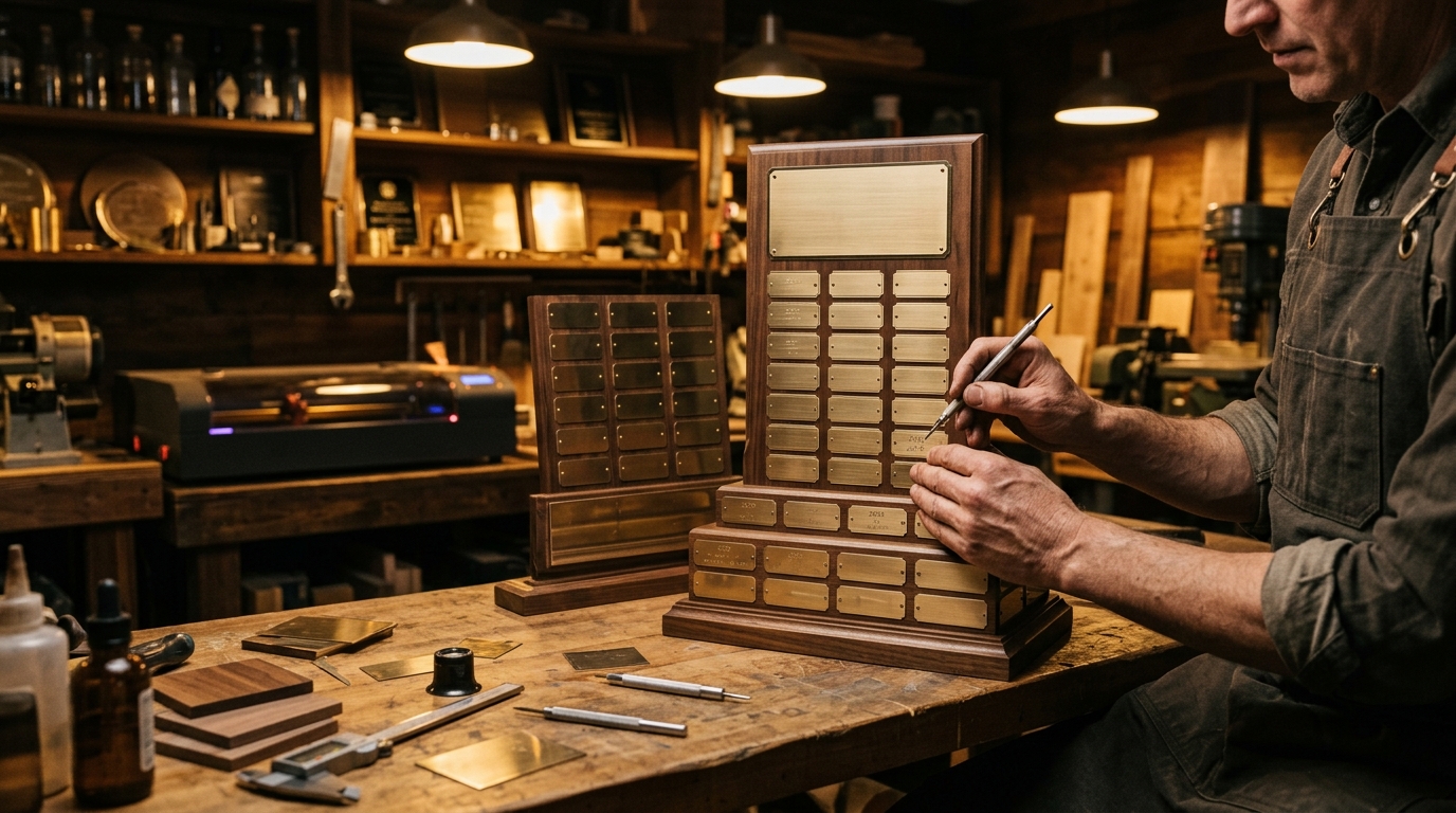 Trophée perpétuel : planifier la gravure année après année