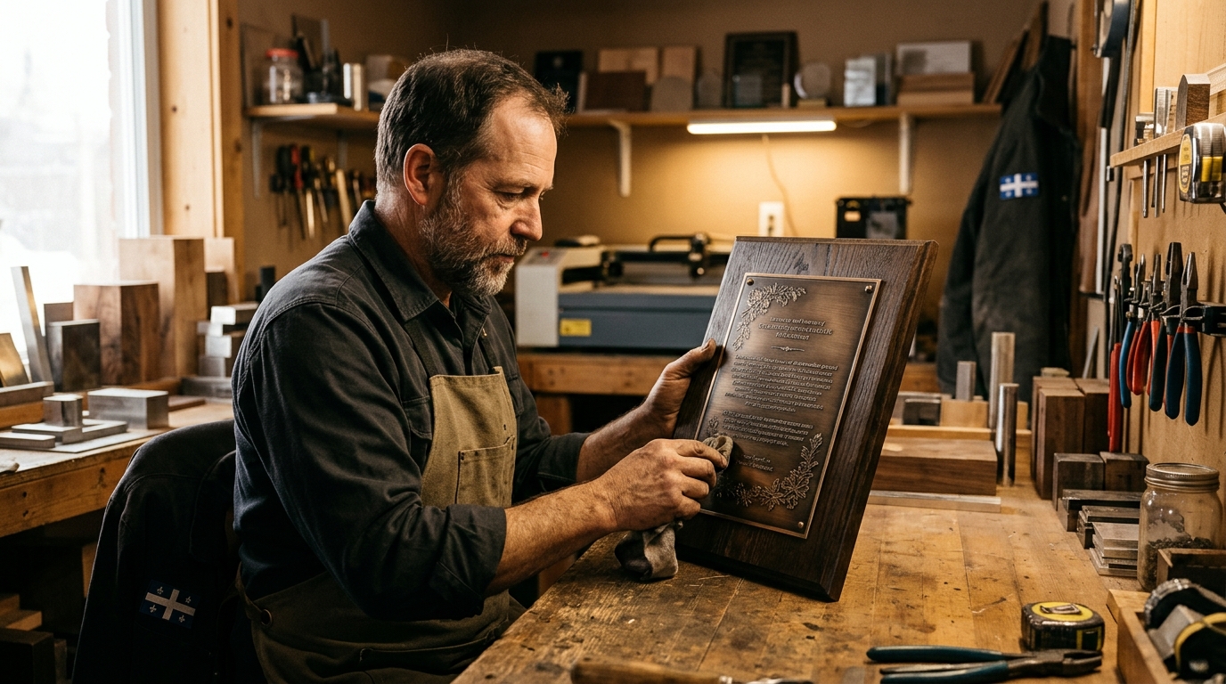 Plaque commémorative : comment rendre hommage avec justesse et durabilité