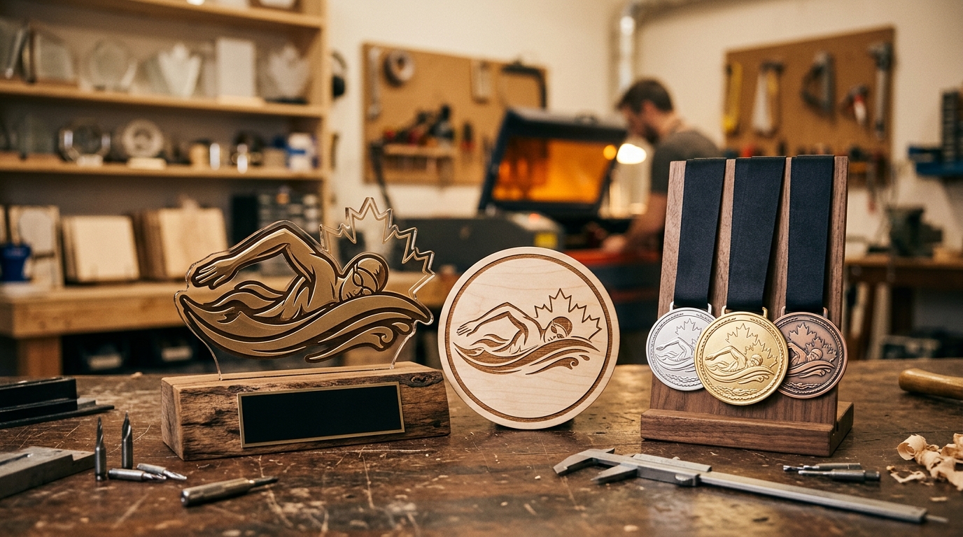 Trophées et médailles pour tournois de natation au Québec : guide pour les organisateurs