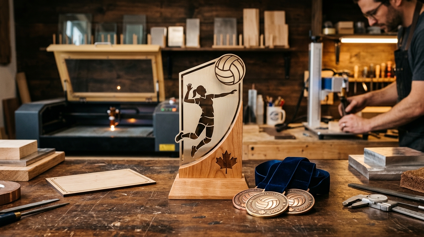 Trophées et médailles pour tournois de volleyball au Québec : guide pour les organisateurs
