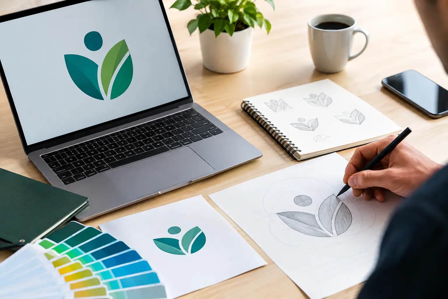 Création logo pour entreprise bien pensée