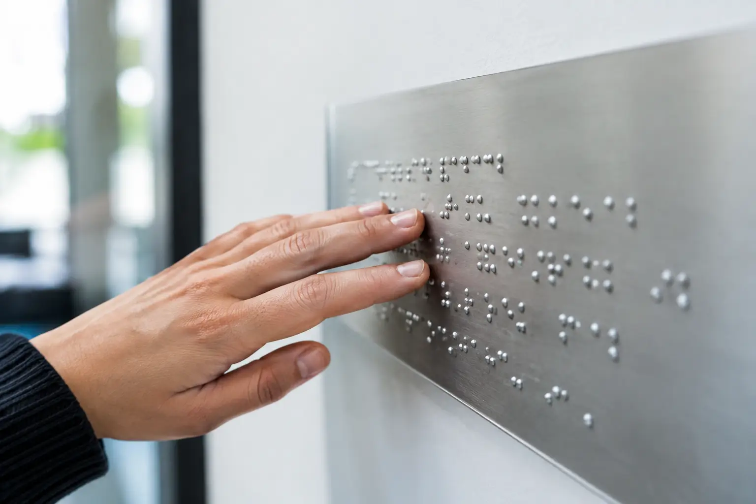 Signalétique braille : des repères fiables