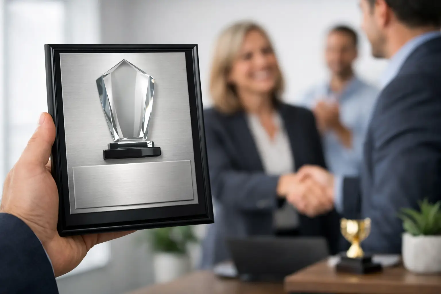 Choisir une plaque de reconnaissance pour employés