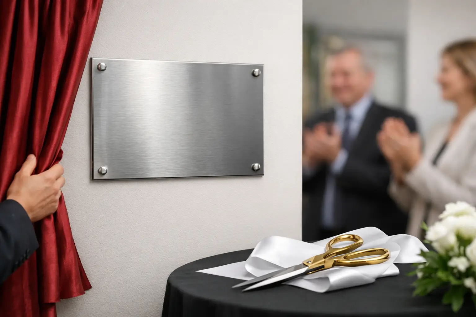 Les meilleures plaques pour inauguration réussie