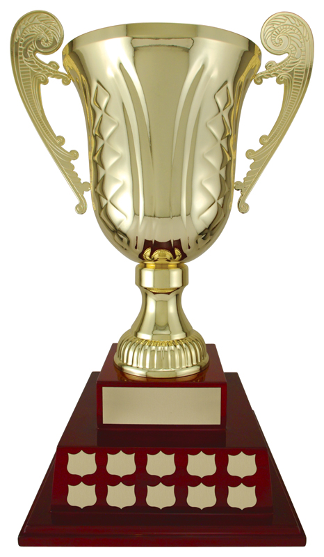 Trophée coupe Mancini base piano or grand