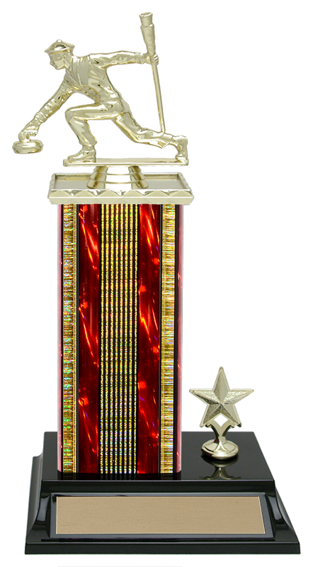Trophée colonne éclair
