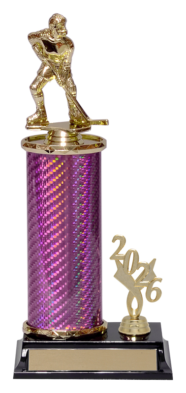 Trophée colonne fibre de carbone