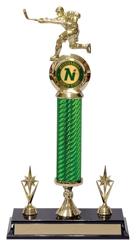 Trophée colonne fibre de carbone
