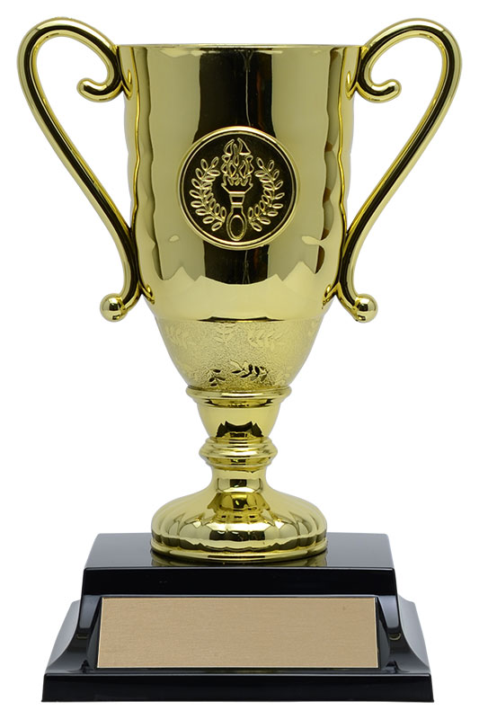 Coupe Hugo noire dorée grande