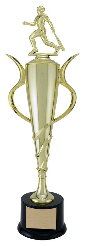 Coupe spirale dorée très grande