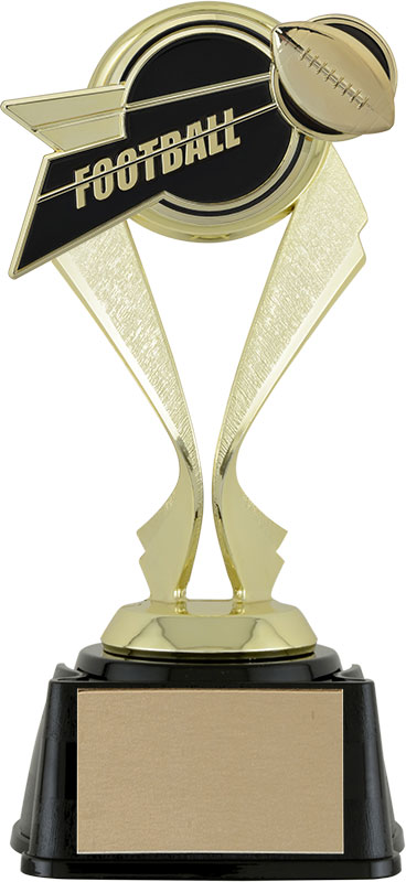Trophée football avec figurine