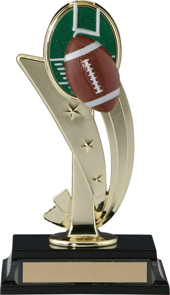 Trophée 3D baseball football