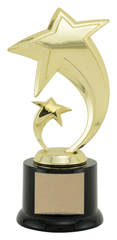 Trophée figurine étoile filante petit 7 po