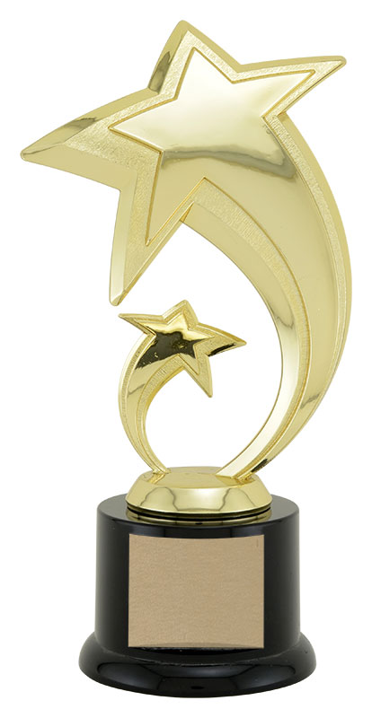 Trophée figurine étoile filante grand 8-1/2 po