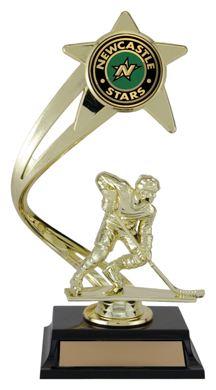 Trophée hockey Shooting Star 10 po or