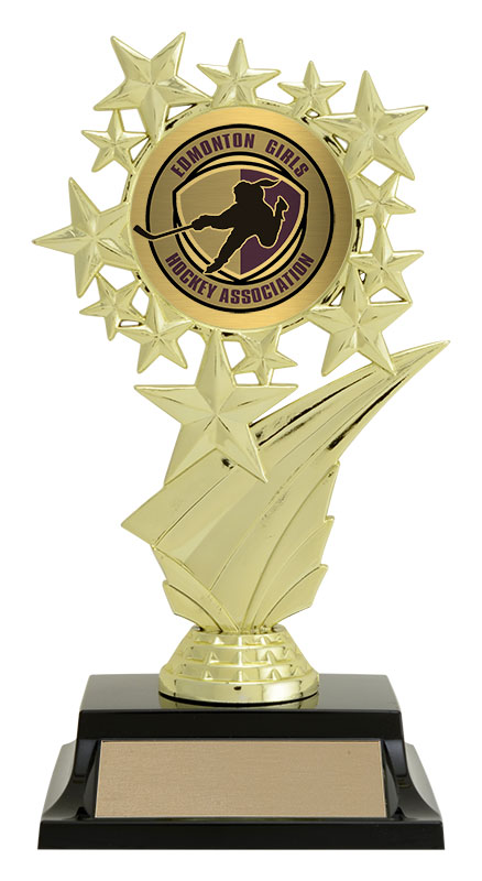 Trophée colonne Star Swoosh 7 po