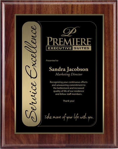 Plaque noyer galerie