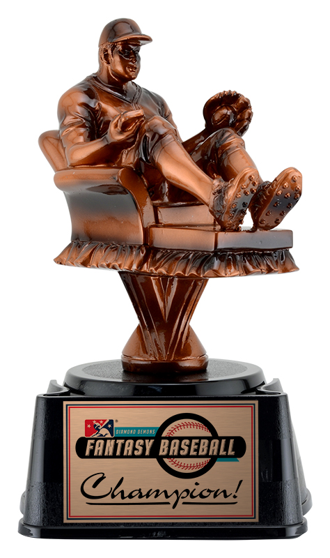Trophée résine baseball fantaisie 7¾ po