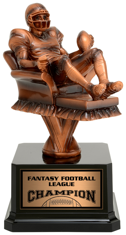 Trophée résine football base 8 po