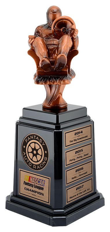 Trophée résine course fantaisie tour 11¼ po