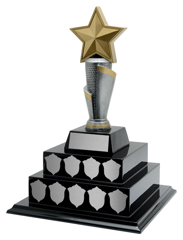 Trophée résine tour annuel
