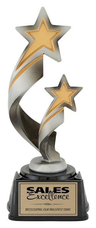Trophée résine Ascension étoile 10 po