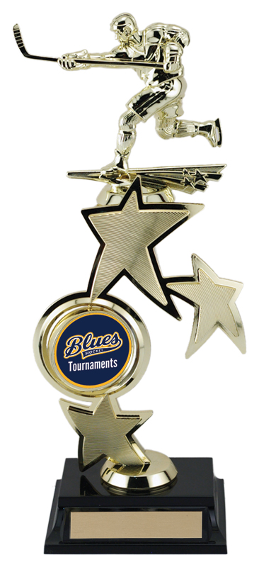 Trophée socle sport spinning 12-1/2 po