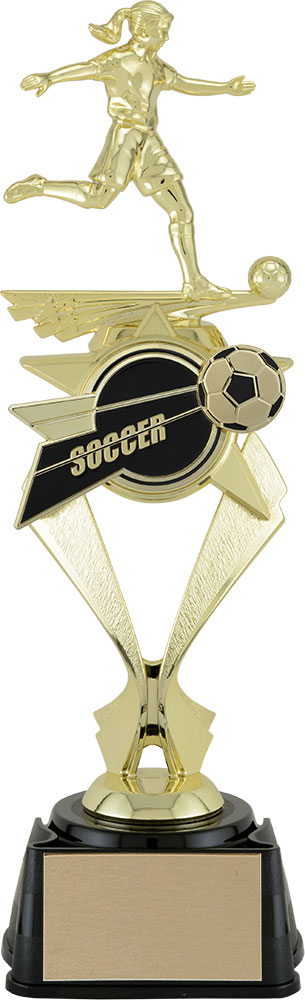 Trophée musique soccer figurine