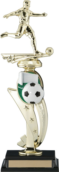 Trophée 3D hockey soccer figurine