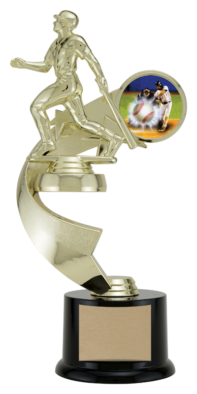 Trophée étoile ruban 11 po or