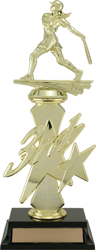 Trophée socle première place 12-1/2 po