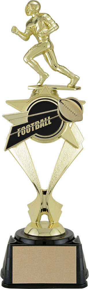 Trophée football avec figurine
