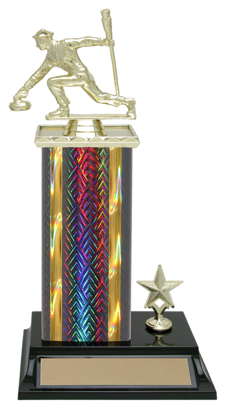 Trophée double colonne Dragonscale – Sport et Excellence