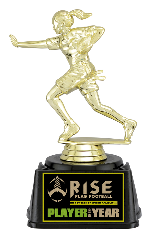Trophée football drapeau Keeper 6 3/8 po