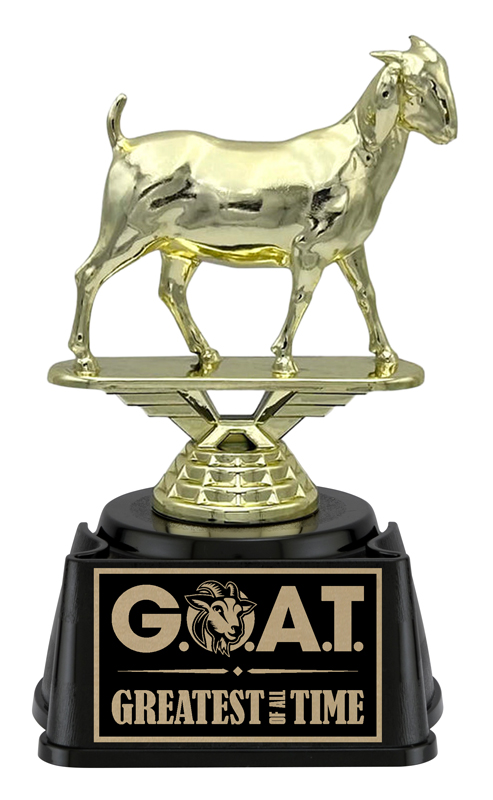 Trophée G.O.A.T. Keeper 6 1/8 po