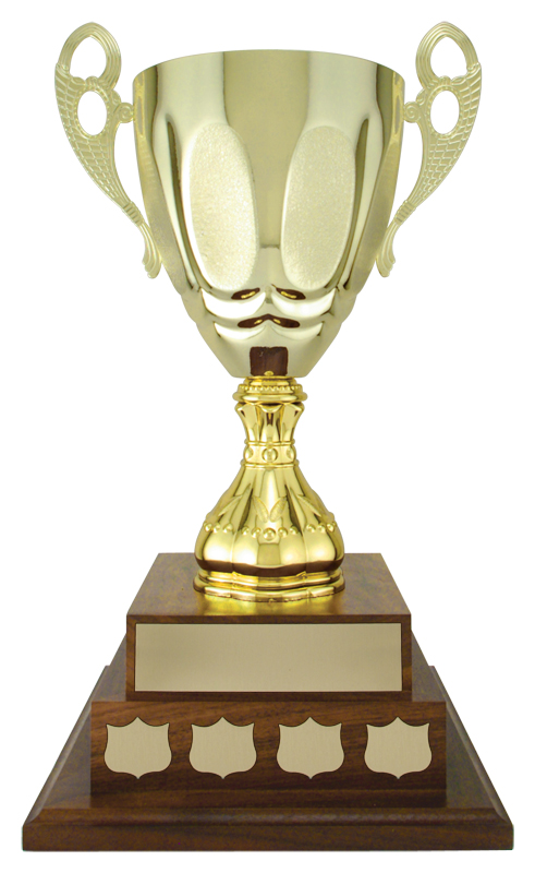 Trophée coupe strattura noyer véritable