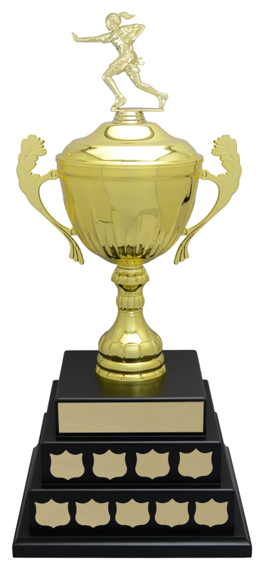 Trophée Tavarone figurine noir satiné or
