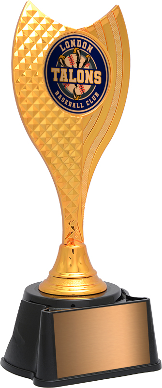 Corterra Bronze Riser Trophy 8⅞ Inch — 87/8 po · Ref. PDU-AT26HR33100Z — custom engraving — Mr Trophée