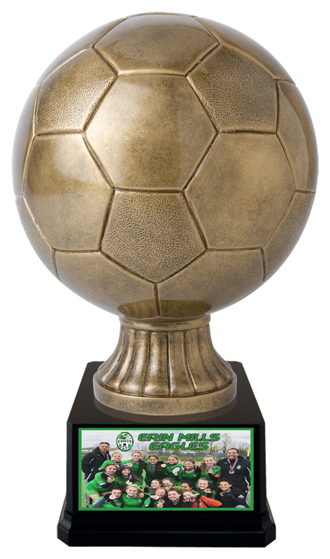 Trophée résine soccer Blizzard XL 13½ po