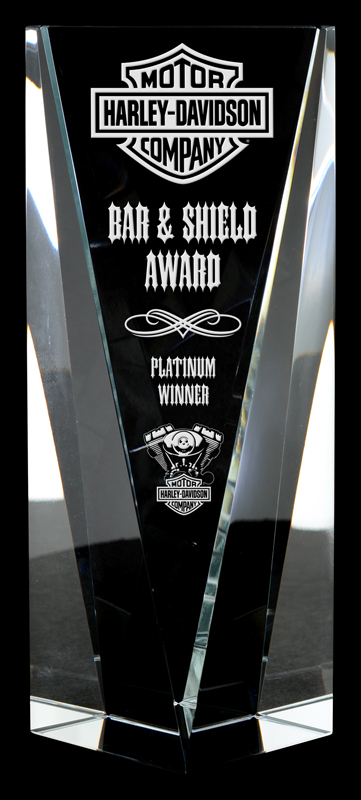 Trophée cristal skyline