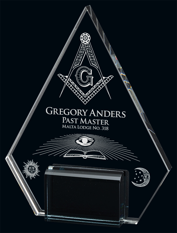 Cristal Marquis pyramide 6½ po