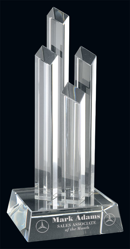 Trophée cristal Prudential 9 po
