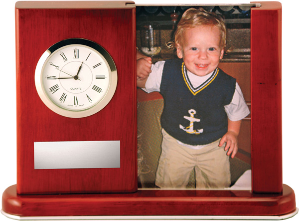 Horloge photo Southampton rosewood 5¾ po