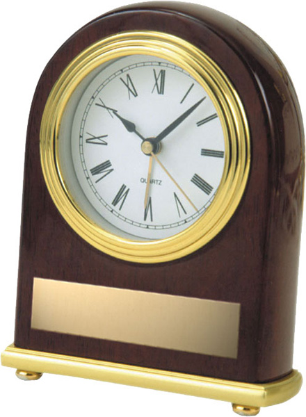 Horloge ovale rosewood 1¼ po