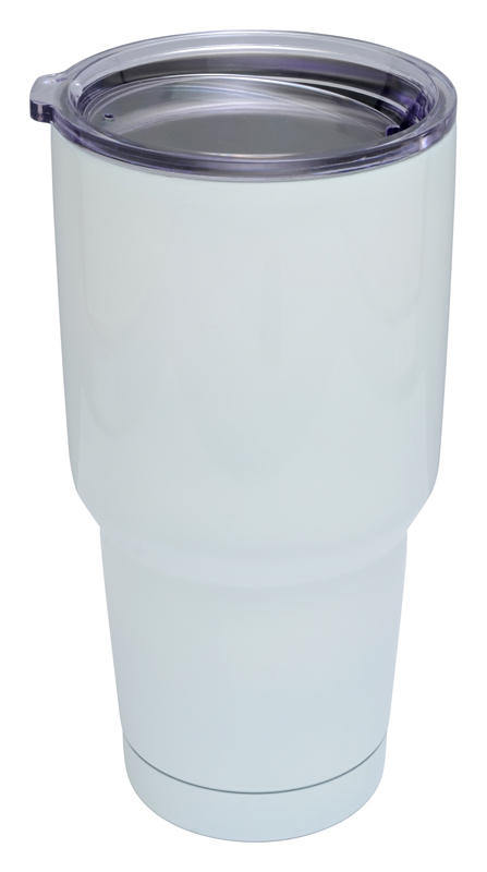 Gobelet rétro blanc — Standard · Réf. PDU-GI00519W — gravure personnalisée — Mr Trophée