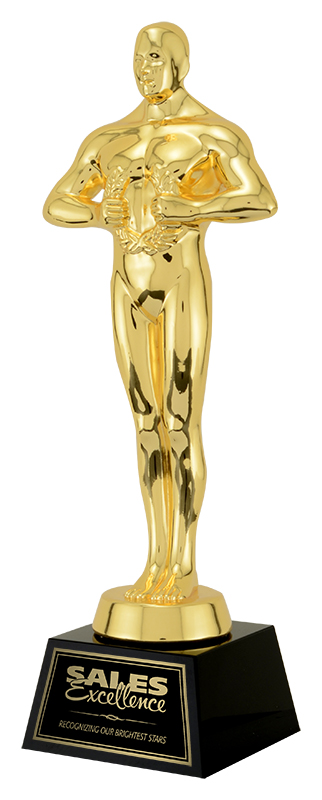 Trophée Milestone prestige 9¼ po — 9¼ po · Réf. PDU-GI01031C — gravure personnalisée — Mr Trophée